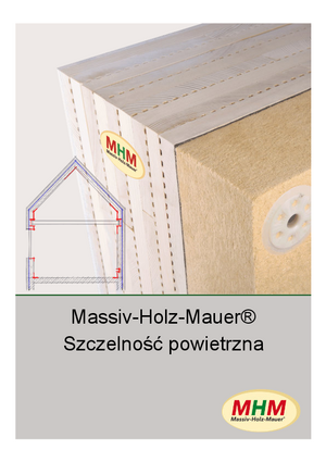 Massiv-Holz-Mauer® Szczelność powietrzna