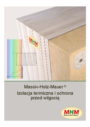 Massiv-Holz-Mauer® Izolacja termiczna i ochrona przed wilgocią